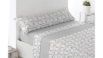 Sheet sets on white background