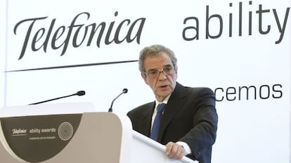 César Alierta, presidente de Telefónica.