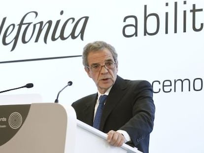 César Alierta, presidente de Telefónica.