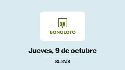 Bonoloto comprobar sorteo del jueves 9 de octubre de 2025