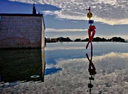 Una de las esculturas de Miró que forman parte de la exposición en la fundación de Palma.