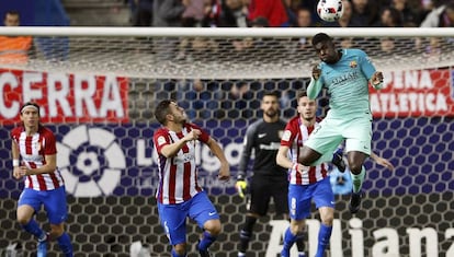 Umtiti, al partit del Calder&oacute;n.