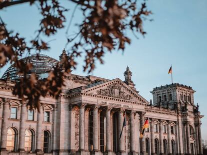 El edificio del Reichstag en Berlín, Alemania