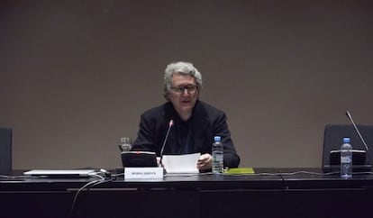 El fil&oacute;sofo Boris Groys, en Madrid. 