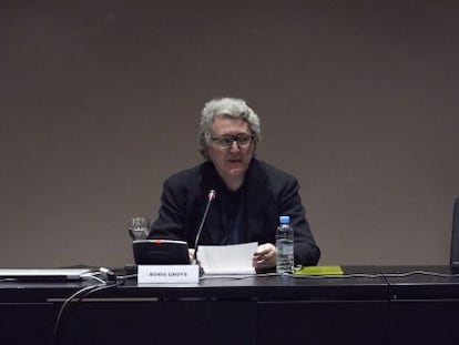 El fil&oacute;sofo Boris Groys, en Madrid. 