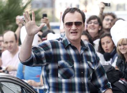 El director Quentin Tarantino, en San Sebastián.