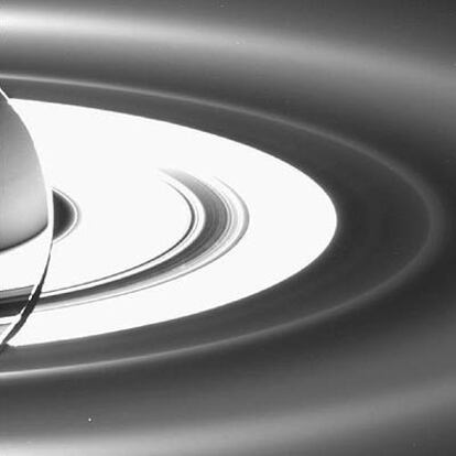 Imagen tomada por las cámaras de 'Cassini'.