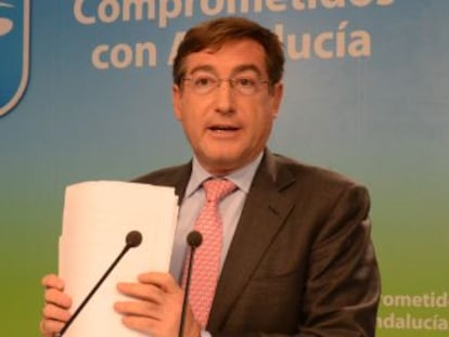 El portavoz de Econom&iacute;a del PP andaluz, Rafael Carmona. 