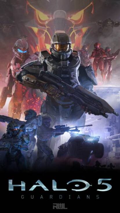 Póster del videojuego 'Halo 5', uno de los exclusivos más destacados de Xbox.