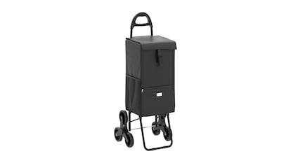 Carrito para la compra sobre fondo blanco.