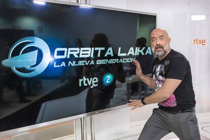 Goyo Jim&eacute;nez, presentador de &#039;&Oacute;rbita Laika&#039;.