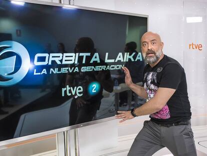 Goyo Jim&eacute;nez, presentador de &#039;&Oacute;rbita Laika&#039;.