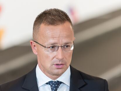 El ministro de Asuntos Exteriores húngaro, Péter Szijjártó.