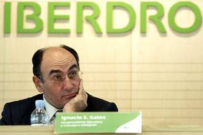 Ignacio Sánchez Galán, vicepresidente y consejero delegado de Iberdrola, durante la presentación de resultados.