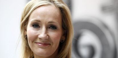 La escritora J. K. Rowling, en un acto promocional. 