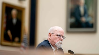 Former Justice Department Special Counsel John Durham testifies before a House Judiciary Committee hearing on Capitol Hill in Washington, D.C., on June 21, 2023.