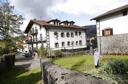 The Civil Guard barracks in Leiza, Navarre region.