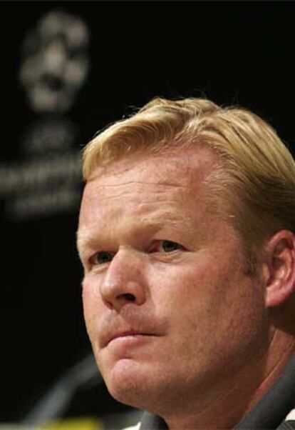 Ronald Koeman, ayer en Vila-real.