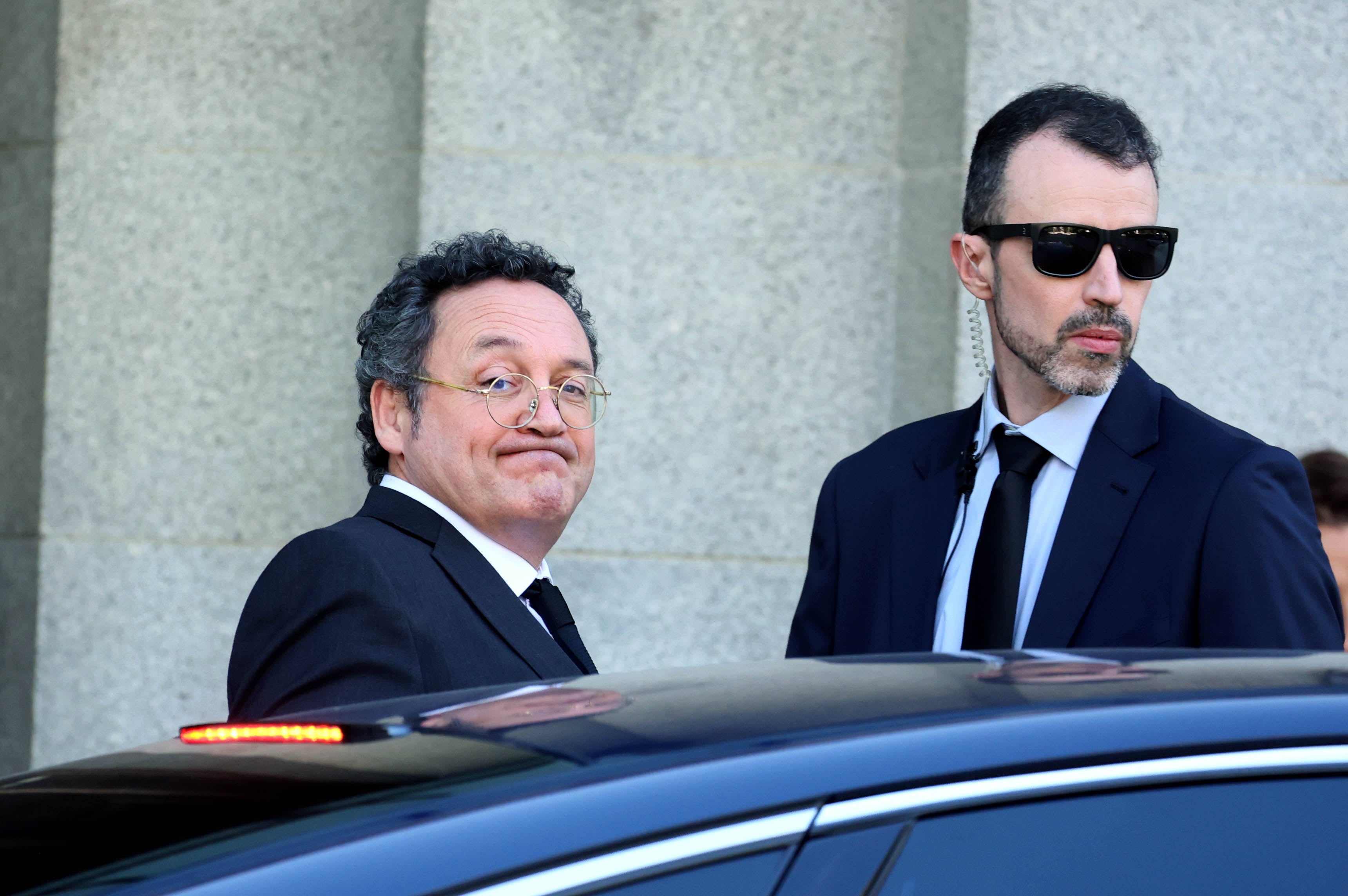 El fiscal general del Estado, Álvaro García Ortiz, este martes en el Tribunal Supremo.  
