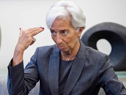 A diretora gerente do Fundo Monetário Internacional, Christine Lagarde.