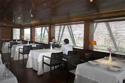 El comedor de Ramiro's, en el Museo de la Ciencia de Valladolid (obra de un equipo encabezado por Rafael Moneo).
