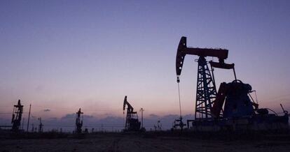 Pozos petrolíferos de Gudong, China