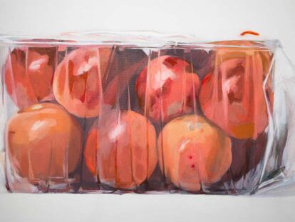 'Tomates cherry', obra de Luna Bengoechea que expone en la galería Lucía de Mendoza. 