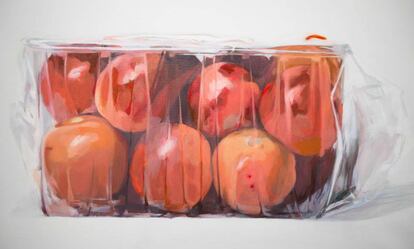 'Tomates cherry', obra de Luna Bengoechea que expone en la galería Lucía de Mendoza. 