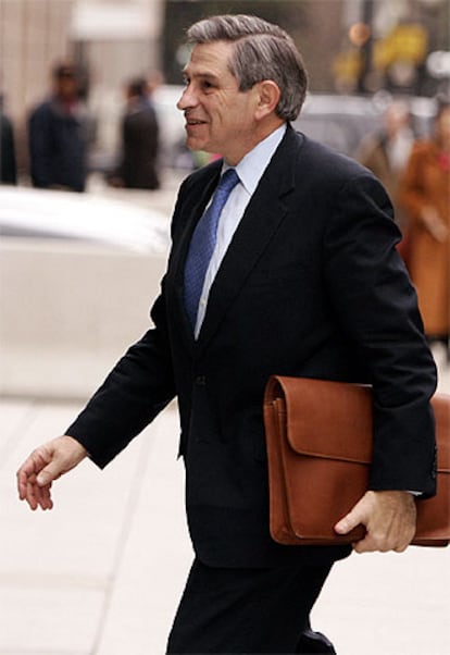 Paul Wolfowitz, a su llegada a la sede del Banco Mundial, en Washington.