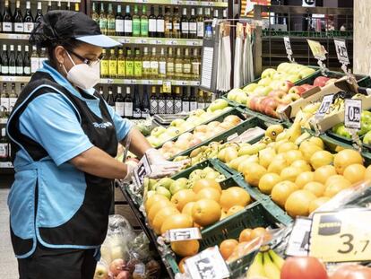 Supermercado de Caprabo en Cataluña.