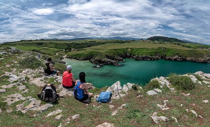 Panorámica costera desde la punta del Fraile.