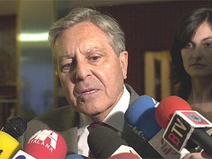 El jefe de la Fiscalía Anticorrupción, Carlos Jiménez Villarejo, el pasado jueves en Barcelona.