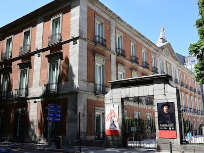 Fachada del Museo Thyssen-Bornemisza, en Madrid.