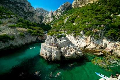 La 'calanque' de Sugiton tiene límite de visitantes en los meses de verano.