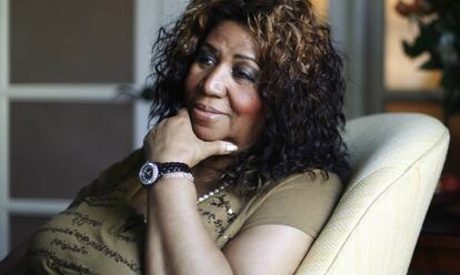 La cantante Aretha Franklin.