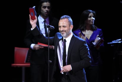 Javier Gutiérrez, por Águila Roja mejor actor protagonista en televisión.