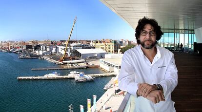 Quique Dacosta, en el edificio Veles e vents de Valencia.