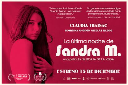 Cartel de la película 'La última noche de Sandra M'