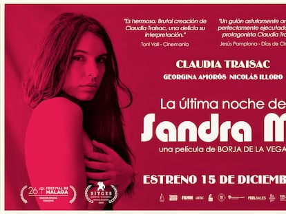 Cartel de la película 'La última noche de Sandra M'