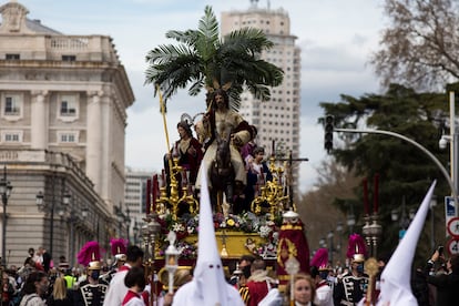 Procesón de la Borriquita en Madrid.