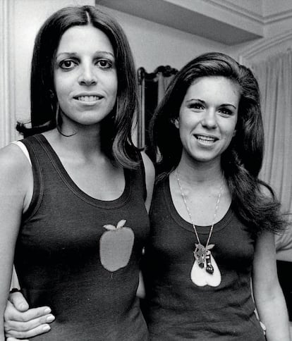 Christina Onassis y Marina Tchomlekdjoglou