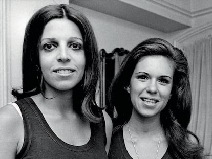 Christina Onassis y Marina Tchomlekdjoglou