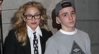 Madonna y su hijo Rocco, en una imagen de 2013.