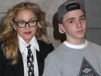 Madonna y su hijo Rocco, en una imagen de 2013.