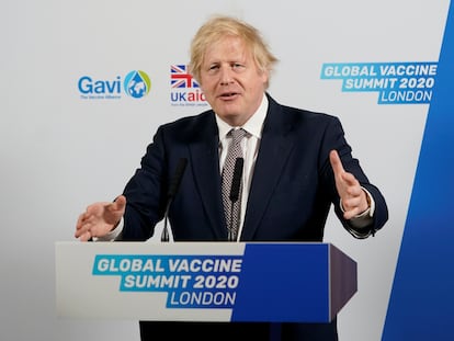 El primer ministro británico, Boris Johnson.