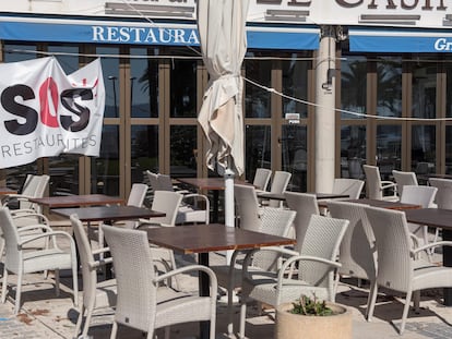 Un restaurante cerrado en Mallorca.