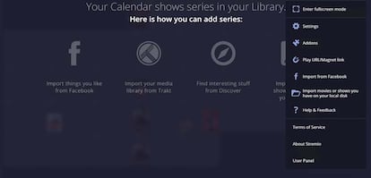 App Stremio  para Windows
