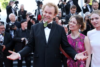 El presidente y miembro del jurado John C. Reilly, en la alfombra roja de 'The Old Oak' el viernes.