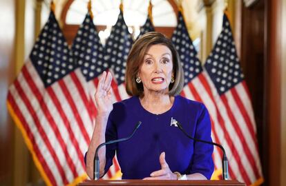 Nancy Pelosi anuncia la activación del proceso de destitución de Donald Trump.