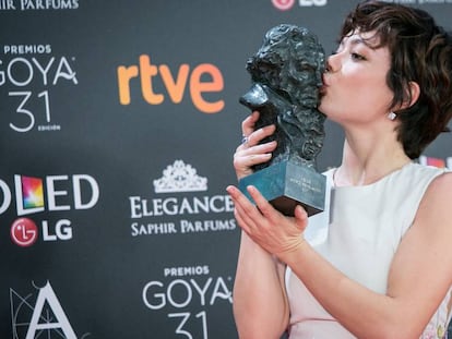 Anna Castillo va guanyar el Goya a l&rsquo;actriu revelaci&oacute; per donar vida a l&rsquo;Alma, la jove protagonista d&rsquo;El olivo. 